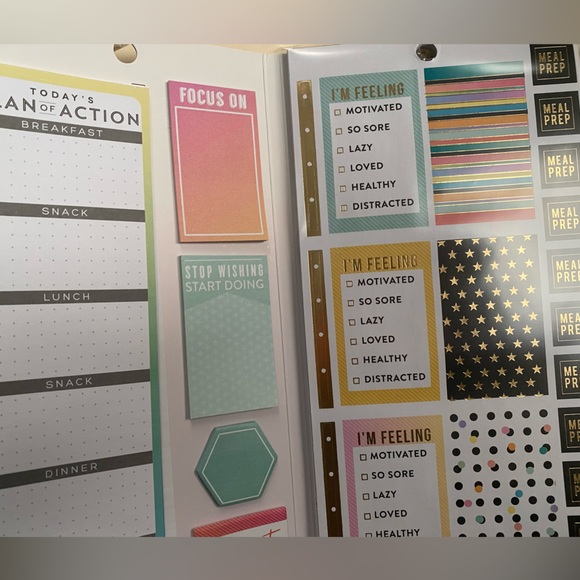 HEALTHY HERO THE HAPPY PLANNER GIRL STICKERS, STICKY NOTES , NOTEPAD - Picture 2 of 3